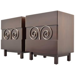 Pair of Edmond Spence Cabinets or Nightstands