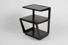 Pair of Edward Wormley 3-Tiered Tables, Precedent Collection in Dark Espresso