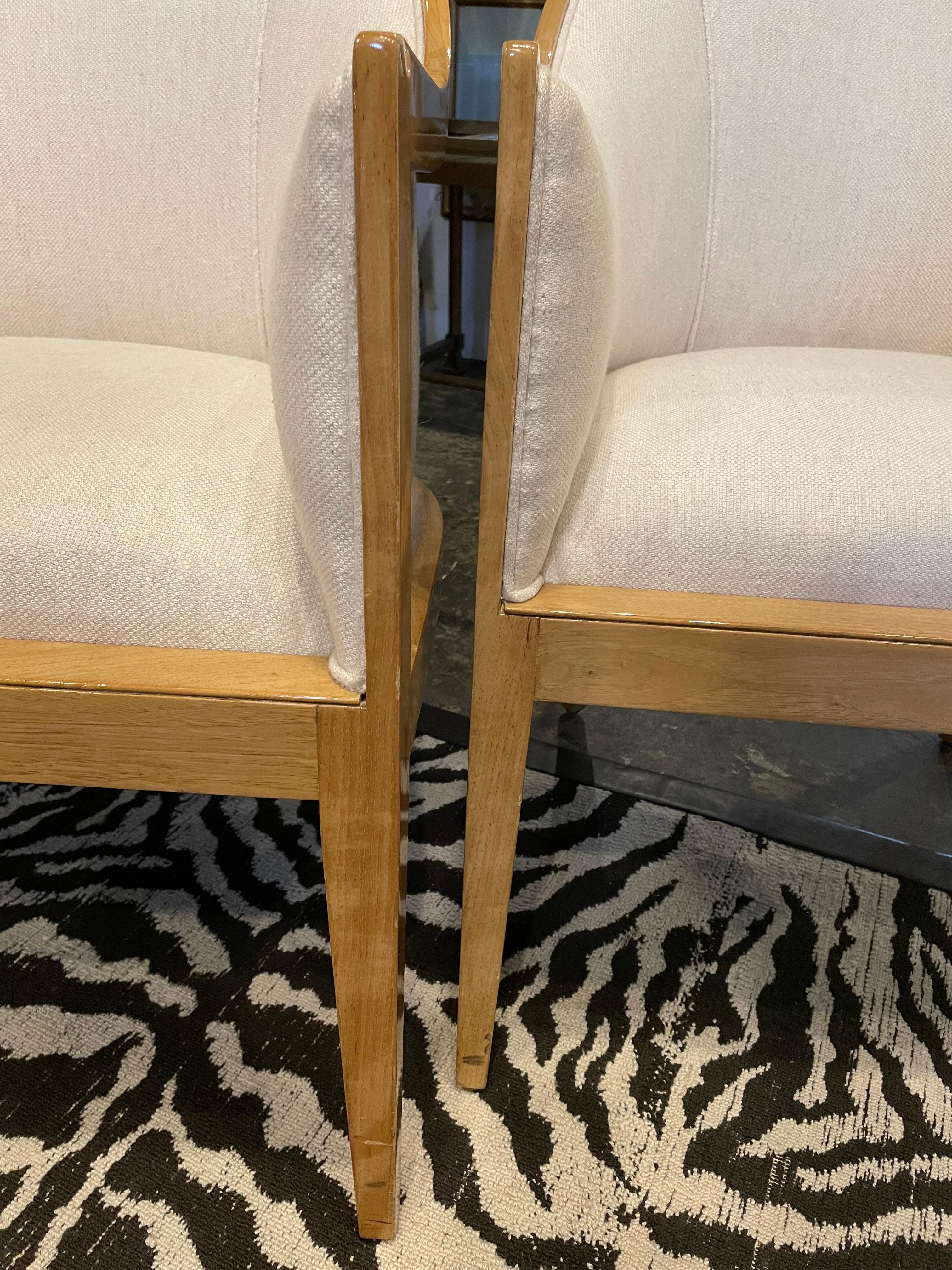Paar Edward-Wormley-Sessel (Stoff) im Angebot