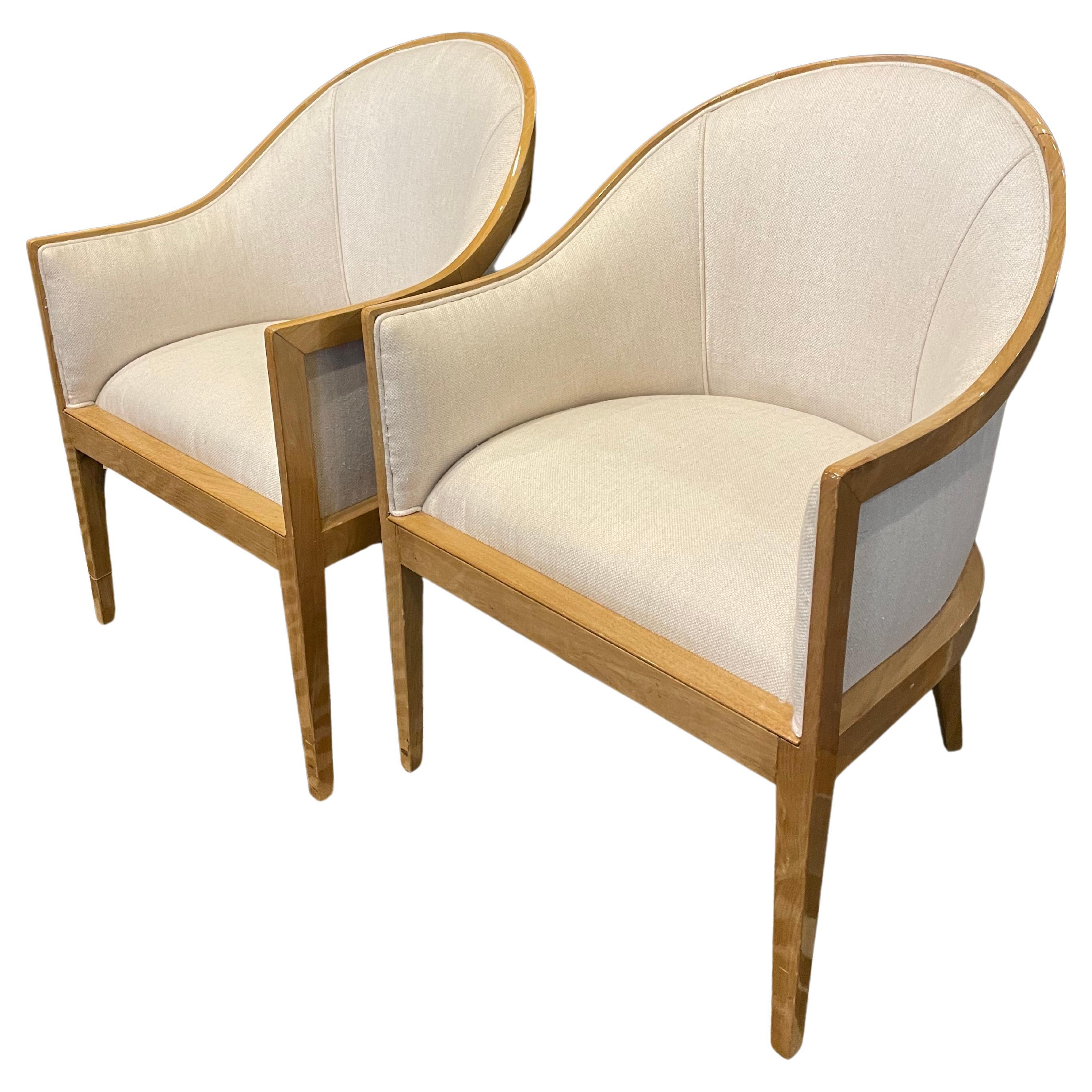 Paar Edward-Wormley-Sessel im Angebot
