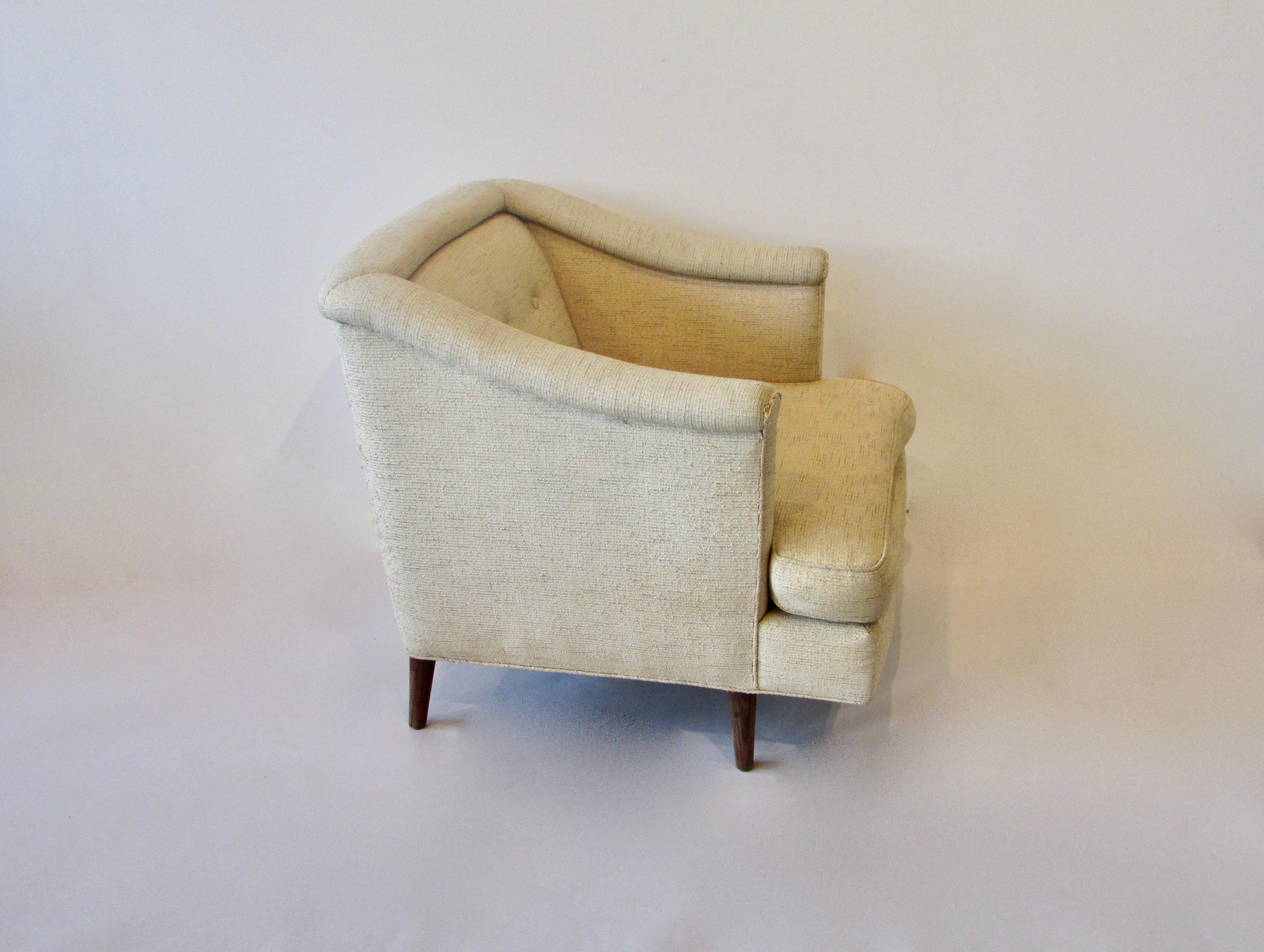 Pair of Edward Wormley Dunbar for Moderns Lounge Chairs as Found Originals 3