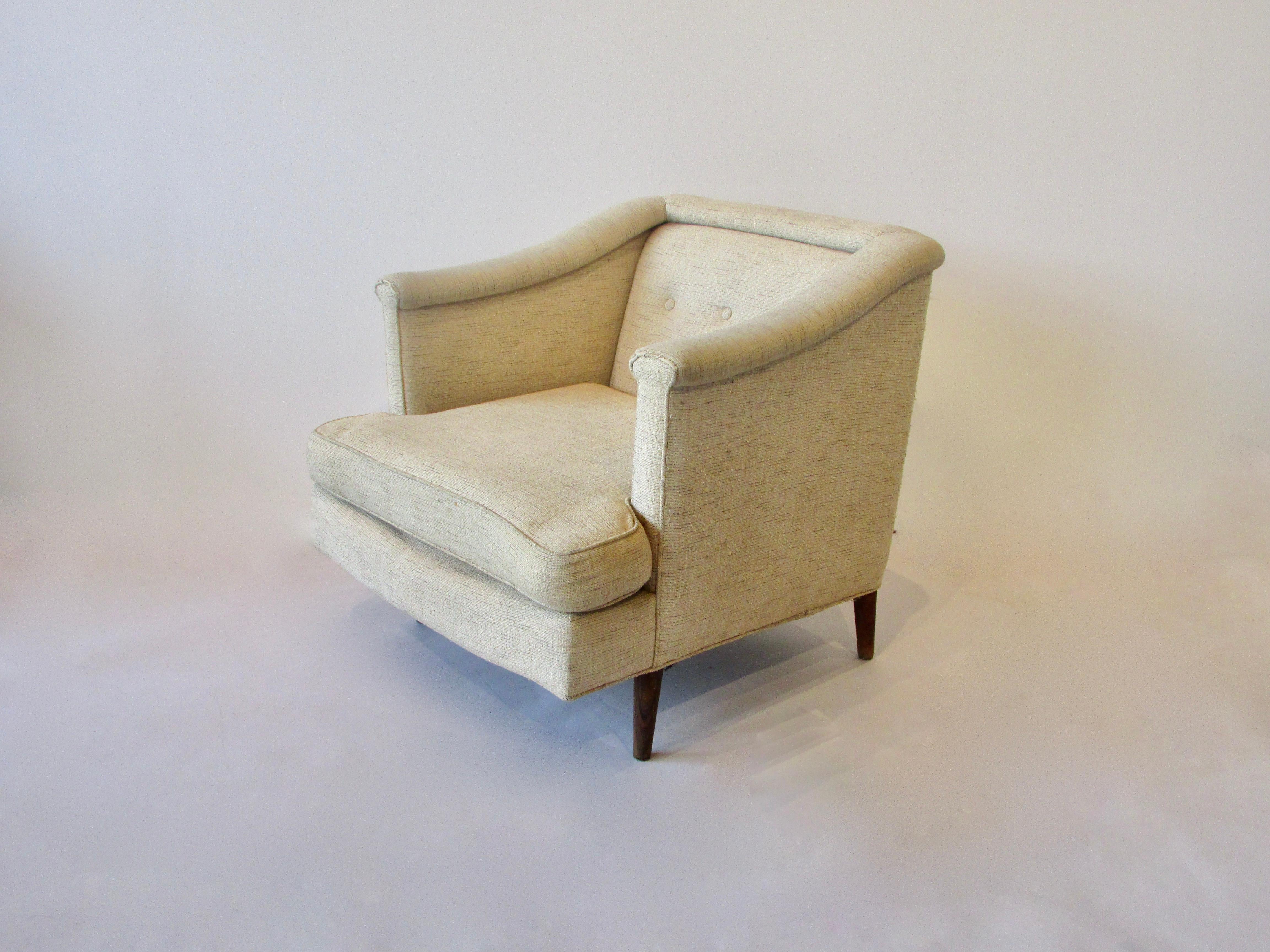 Pair of Edward Wormley Dunbar for Moderns Lounge Chairs as Found Originals 10