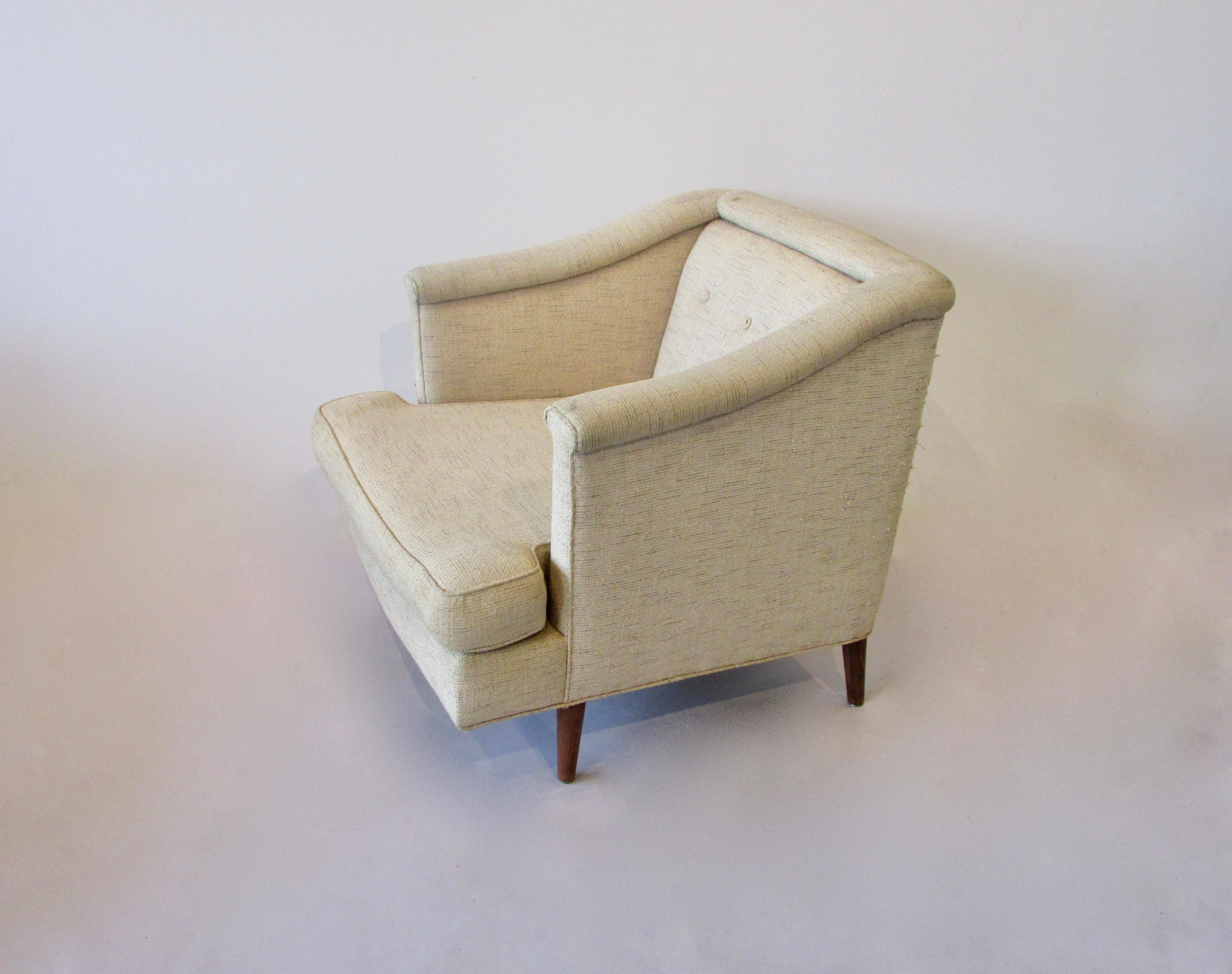 Pair of Edward Wormley Dunbar for Moderns Lounge Chairs as Found Originals 2