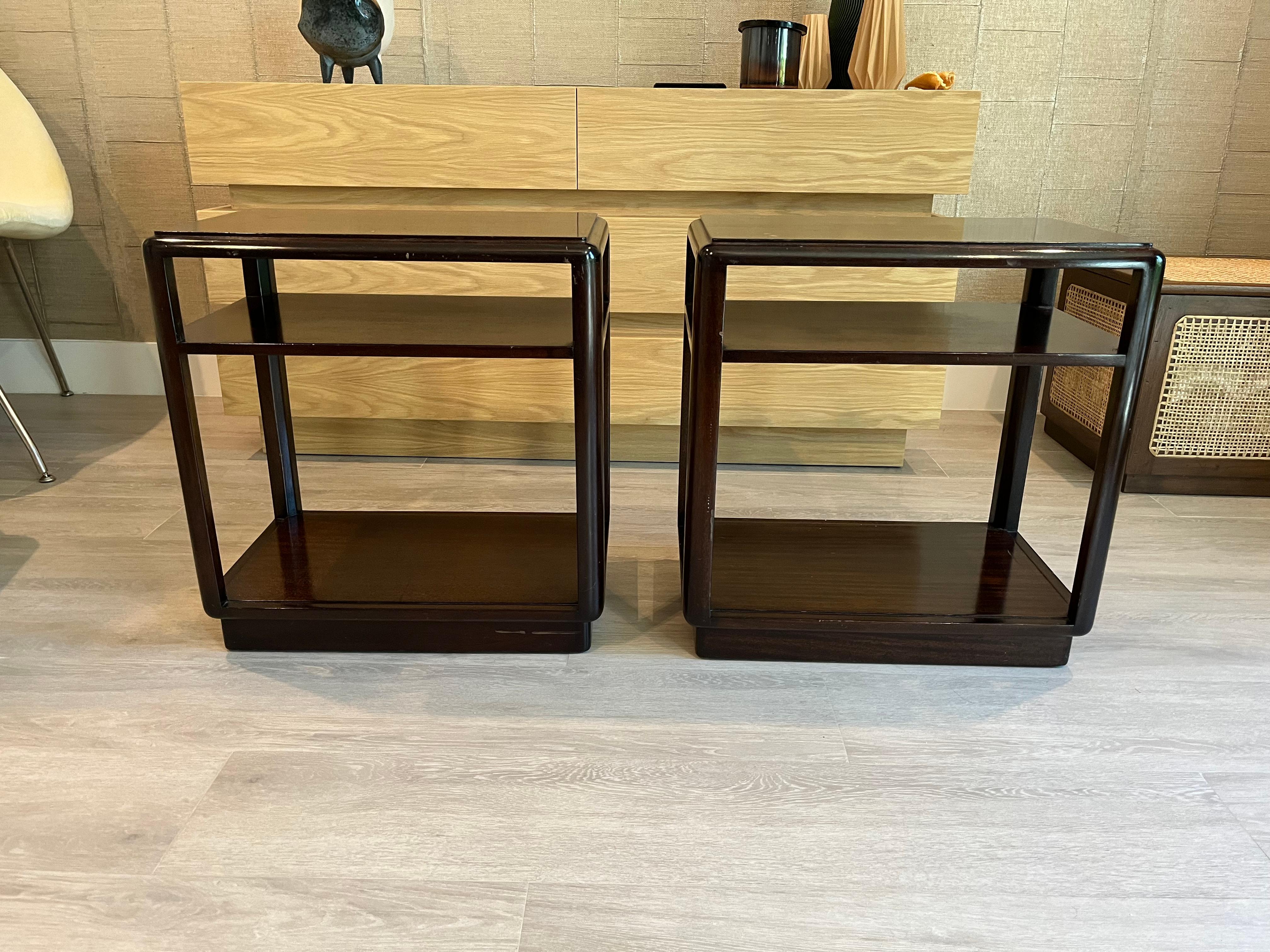 Pair of Edward Wormley End Tables for Dunbar, Side Tables For Sale 1