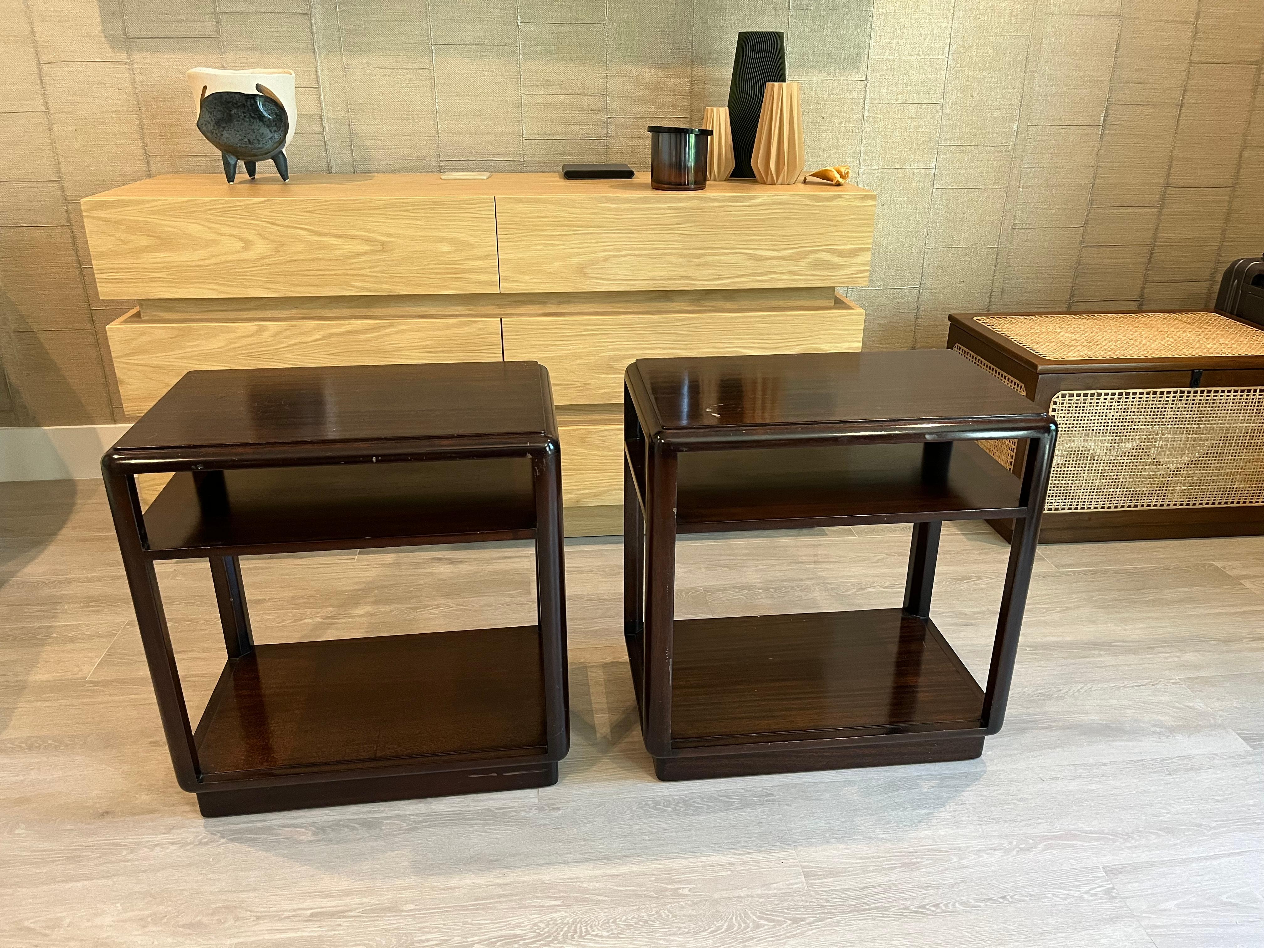 Pair of Edward Wormley End Tables for Dunbar, Side Tables For Sale 2