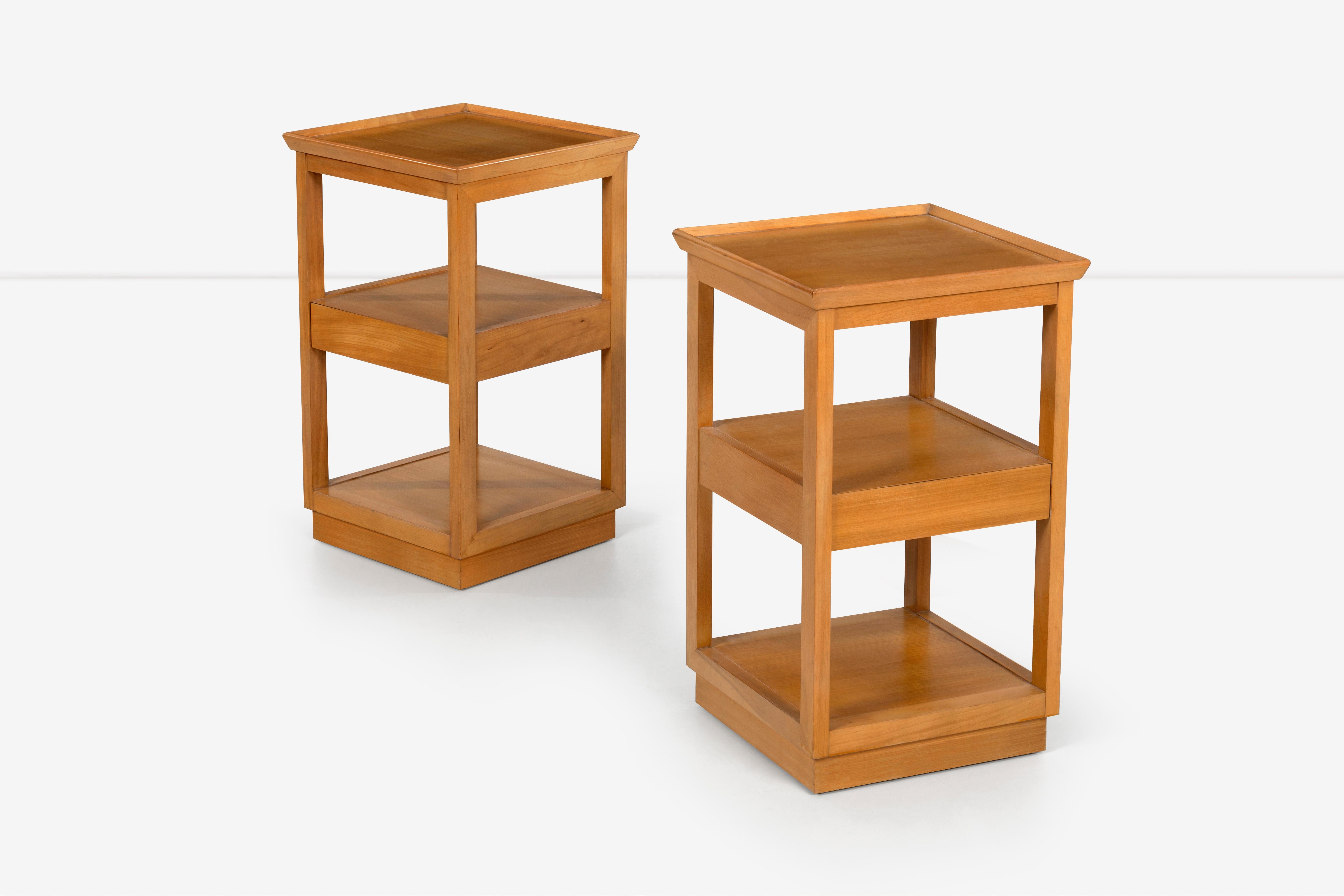 Mid-20th Century Pair of Edward Wormley End Tables