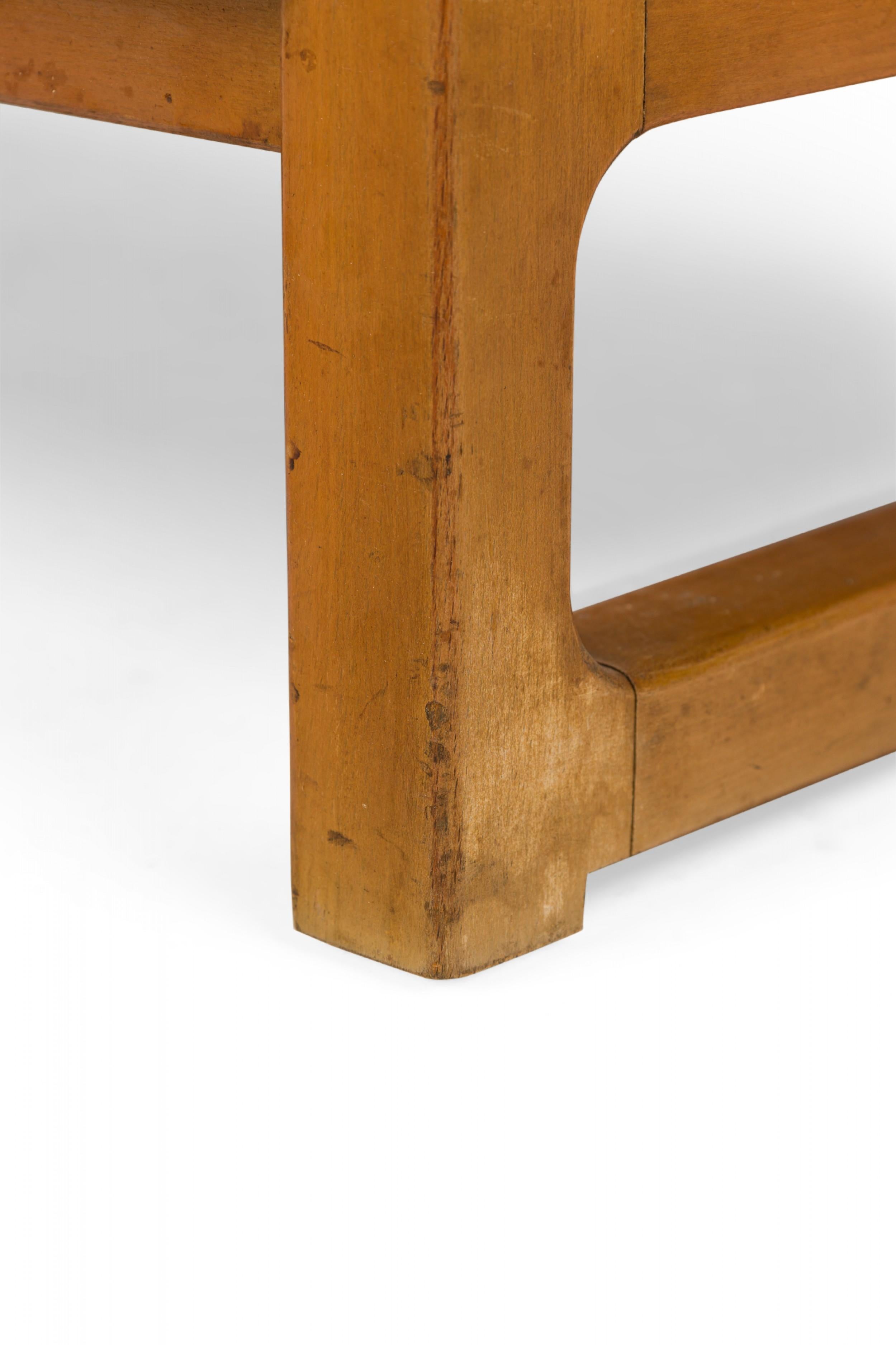 Amerikanischer Zeitschriftentisch aus blondem Holz, Edward Wormley für Drexel, Mitte des Jahrhunderts, Paar im Angebot 6
