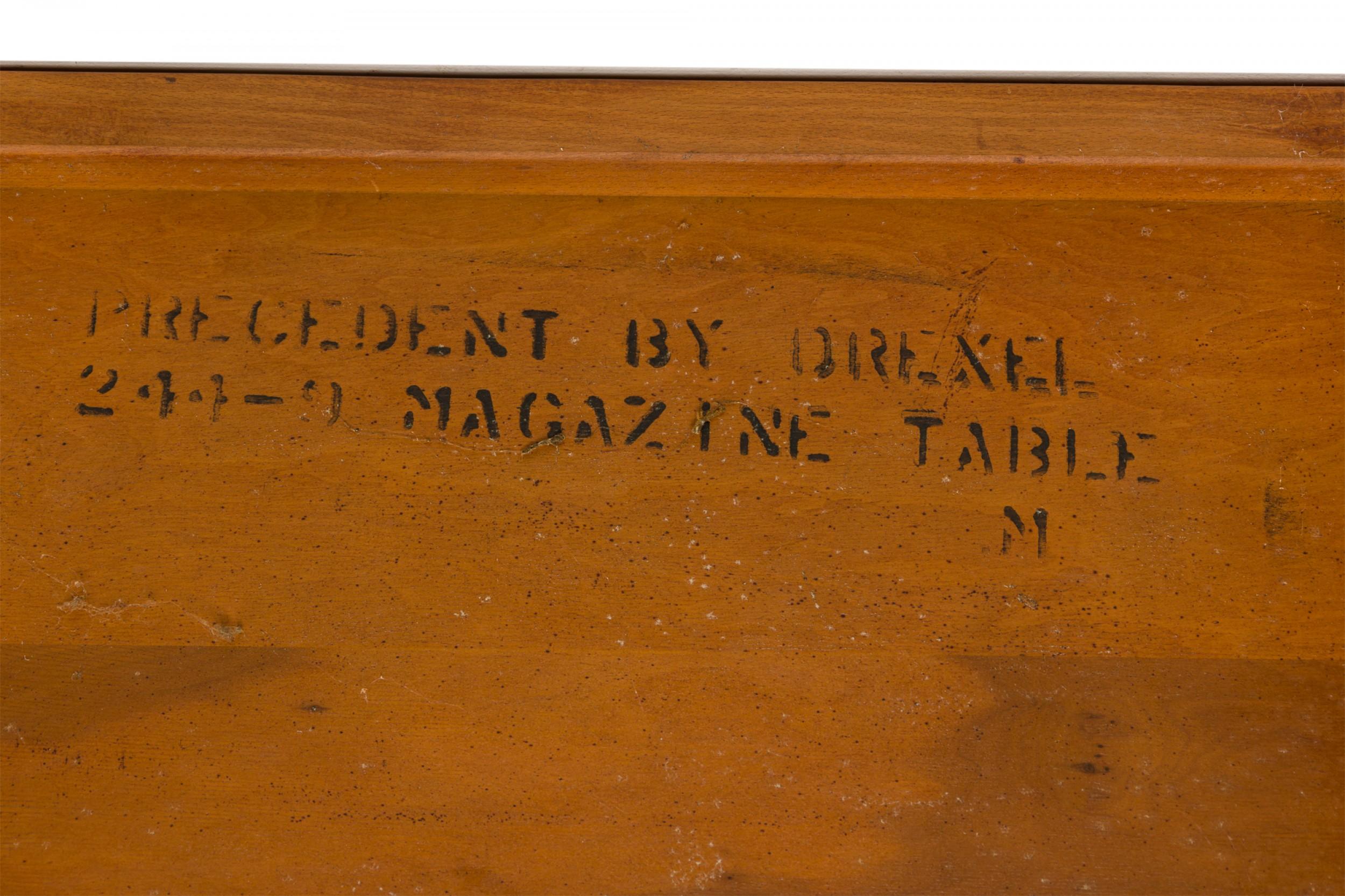 Amerikanischer Zeitschriftentisch aus blondem Holz, Edward Wormley für Drexel, Mitte des Jahrhunderts, Paar im Angebot 7