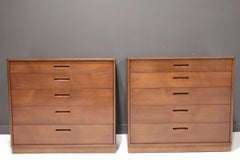 Pair of Edward Wormley for Dunbar Chest of Drawers, Nightstands
