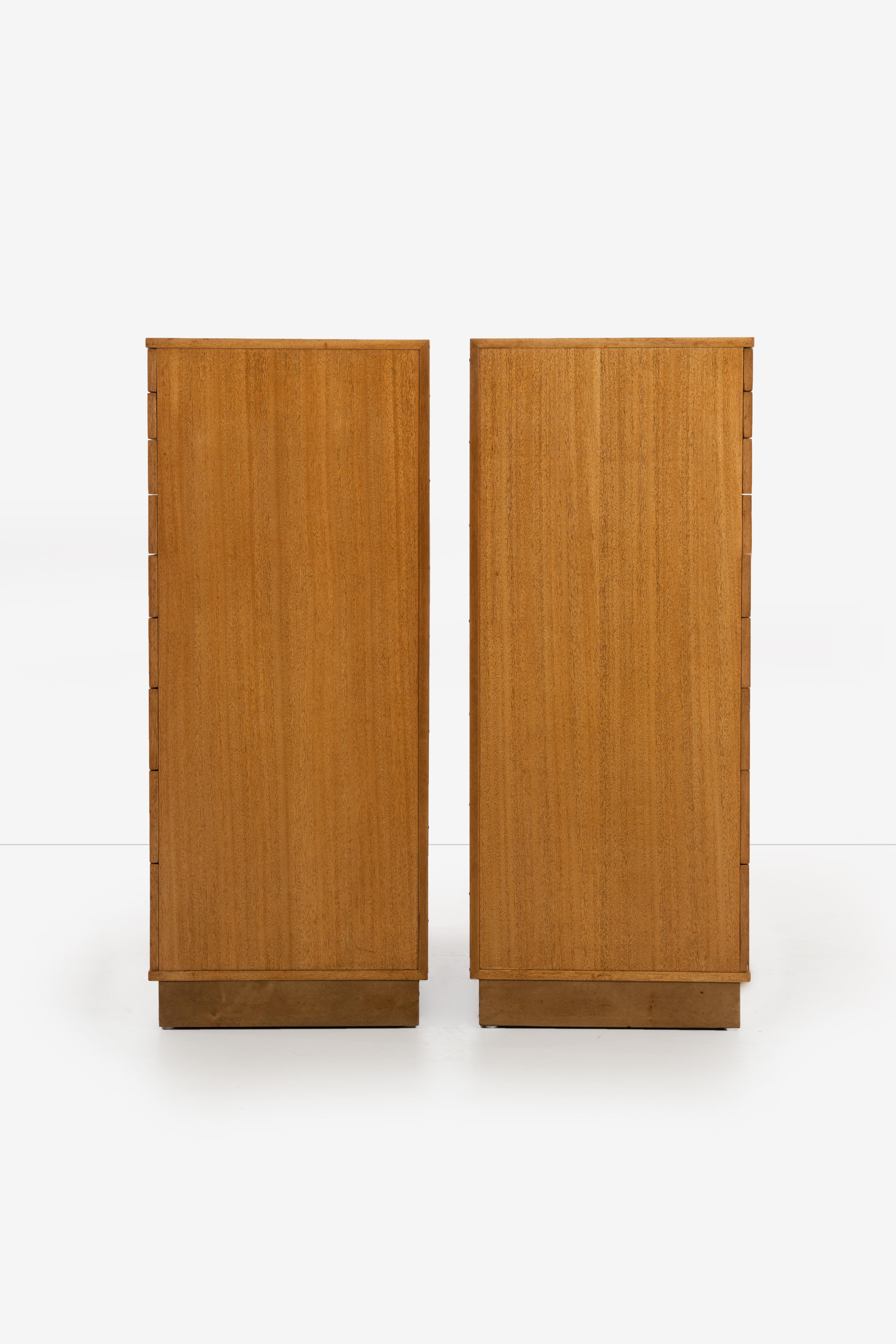 Mid-Century Modern Pair of Edward Wormley for Dunbar His and Hers Dressers