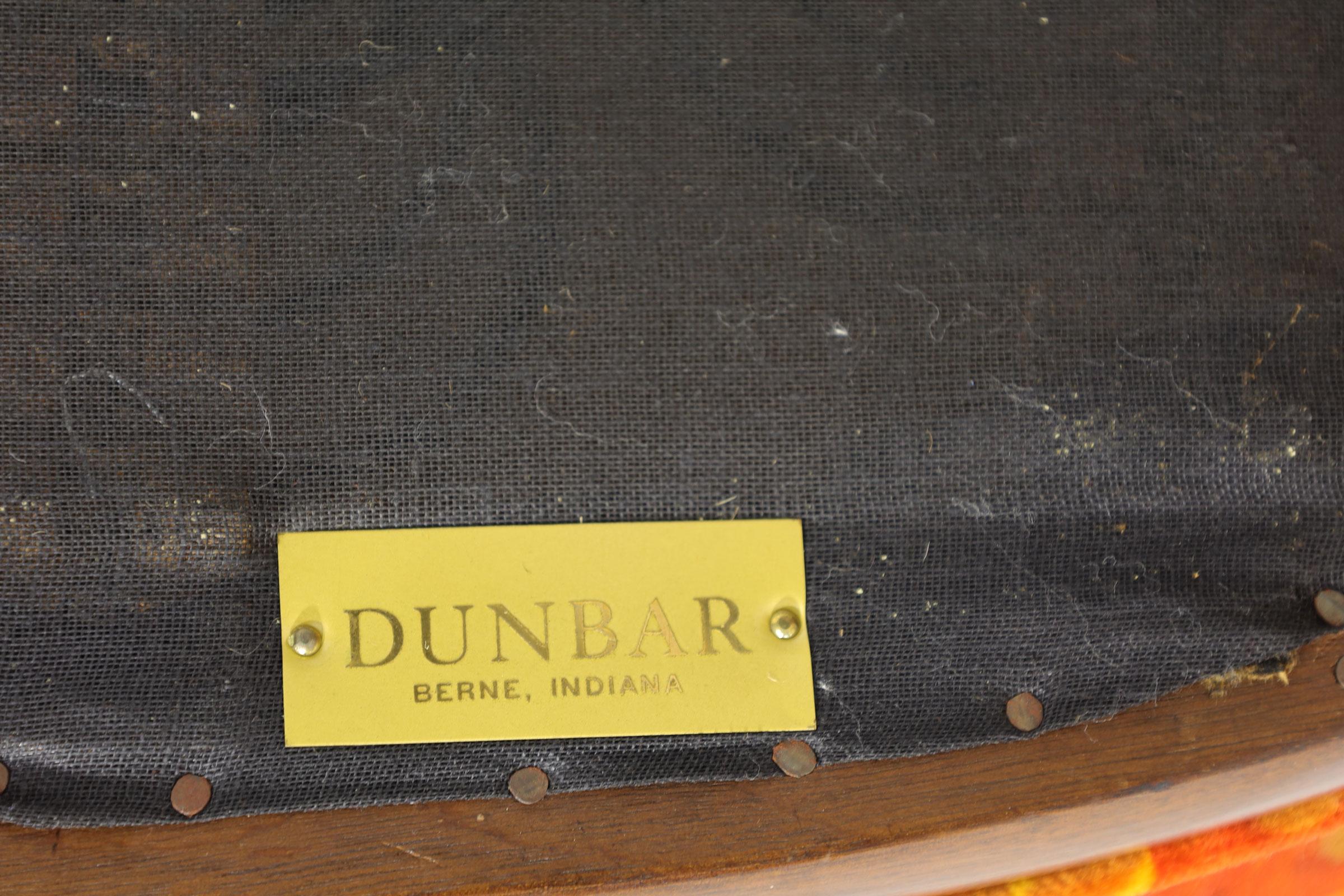 Paire de chaises Janus Edward Wormley pour Dunbar en Jack Lenor Larsen en vente 2