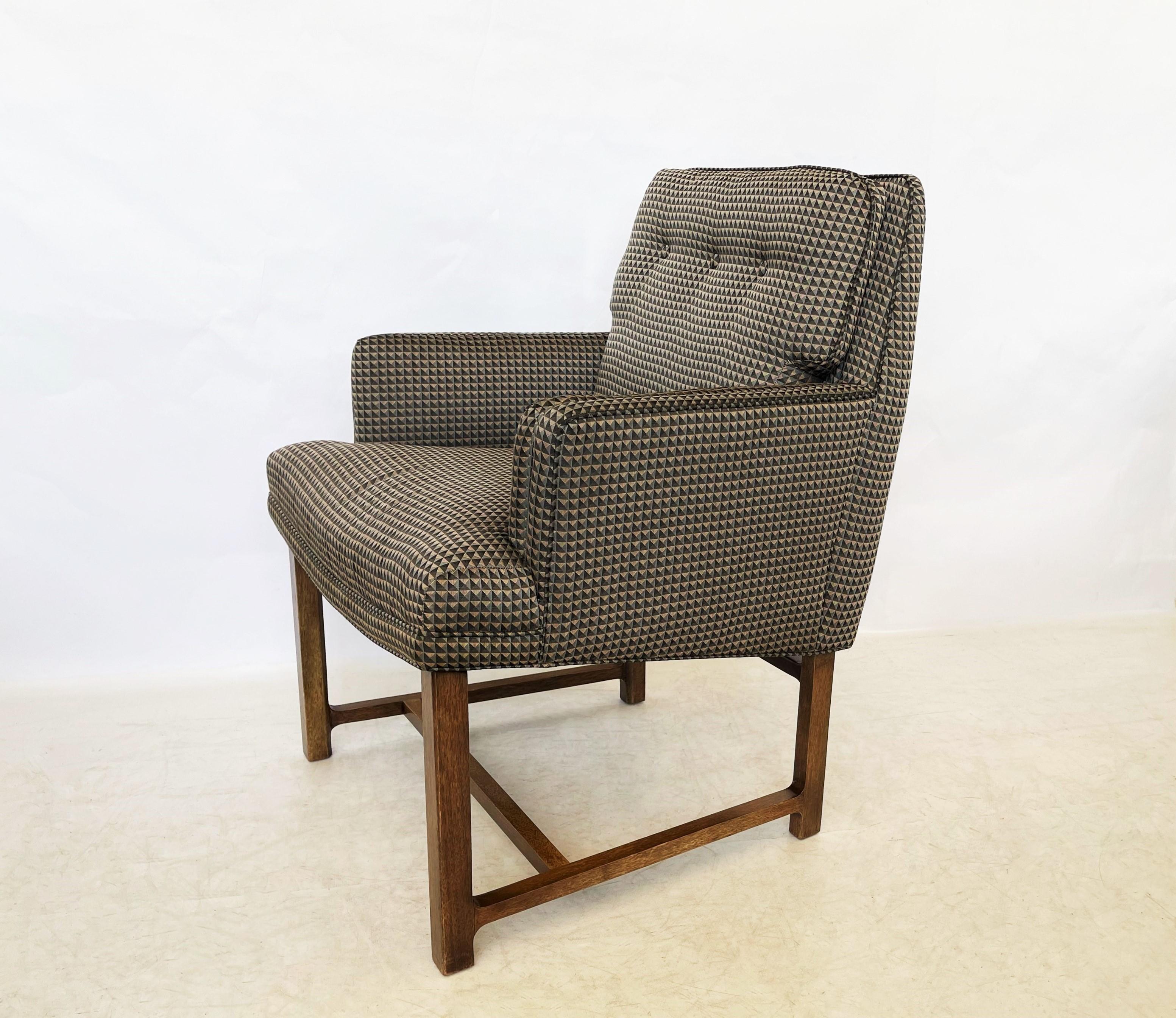 Mid-Century Modern Pair of Edward Wormley for Dunbar Lounge Chairs, 1950's