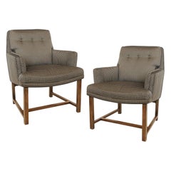 Pair of Edward Wormley for Dunbar Lounge Chairs, 1950's