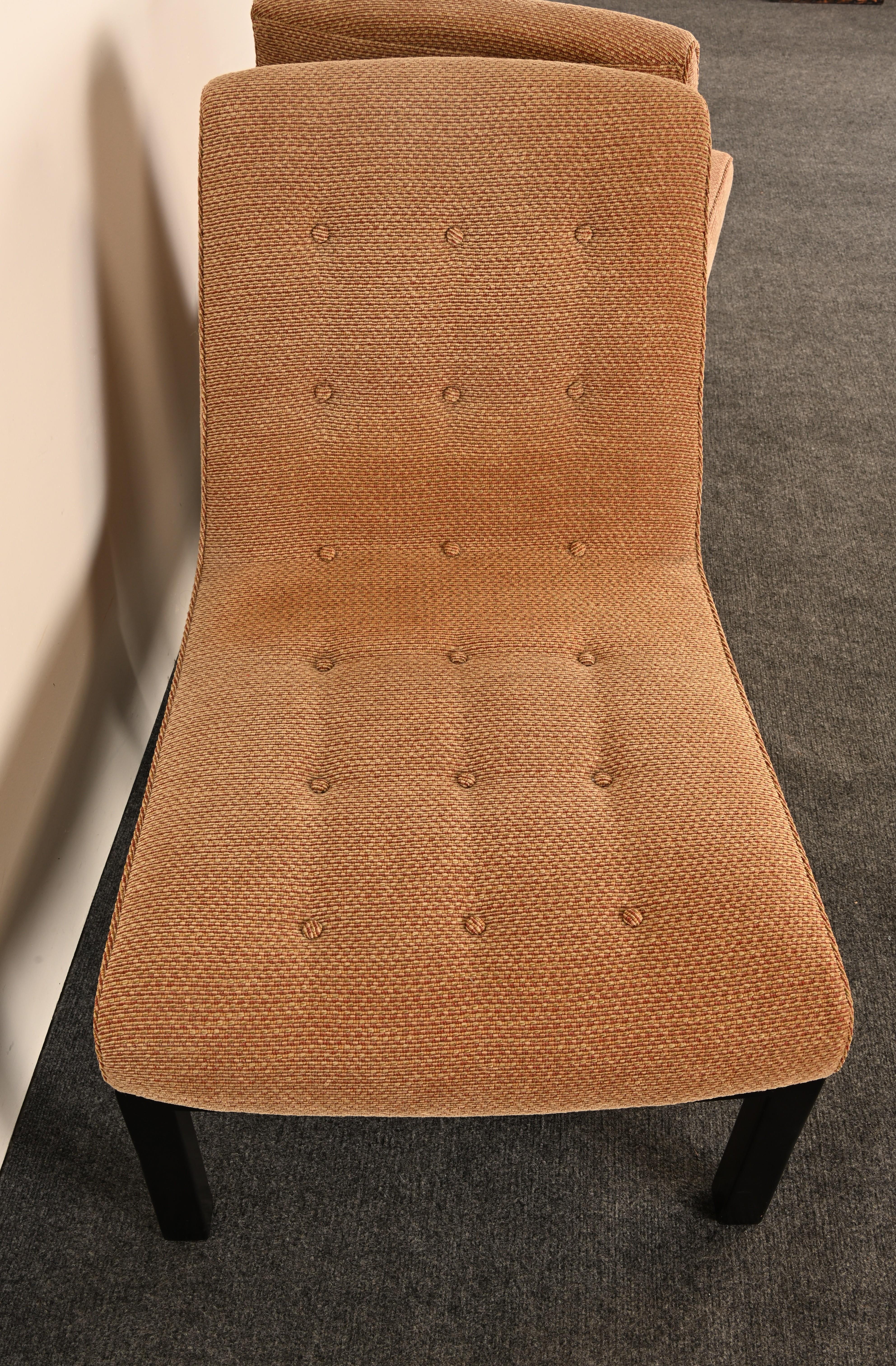 Paire de chaises à pantoufles Edward Wormley pour Dunbar, années 1960 en vente 10