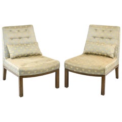 Pair of Edward Wormley for Dunbar Slipper Chairs