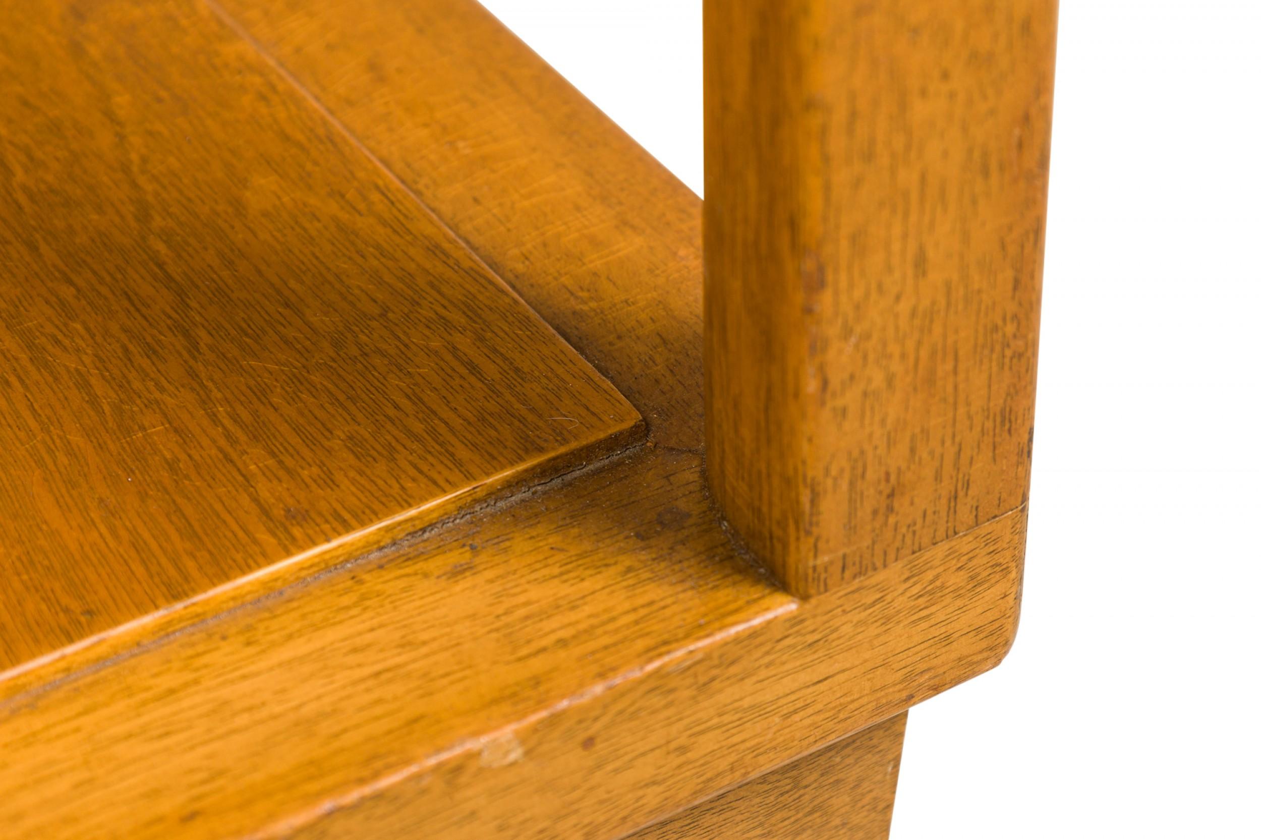 Ein Paar Edward Wormley für Dunbar Quadratischer Doppelregal Beistelltisch aus Holz im Angebot 3