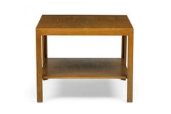 Pair of Edward Wormley for Dunbar Square Wooden Two-Tier End / Side Tables