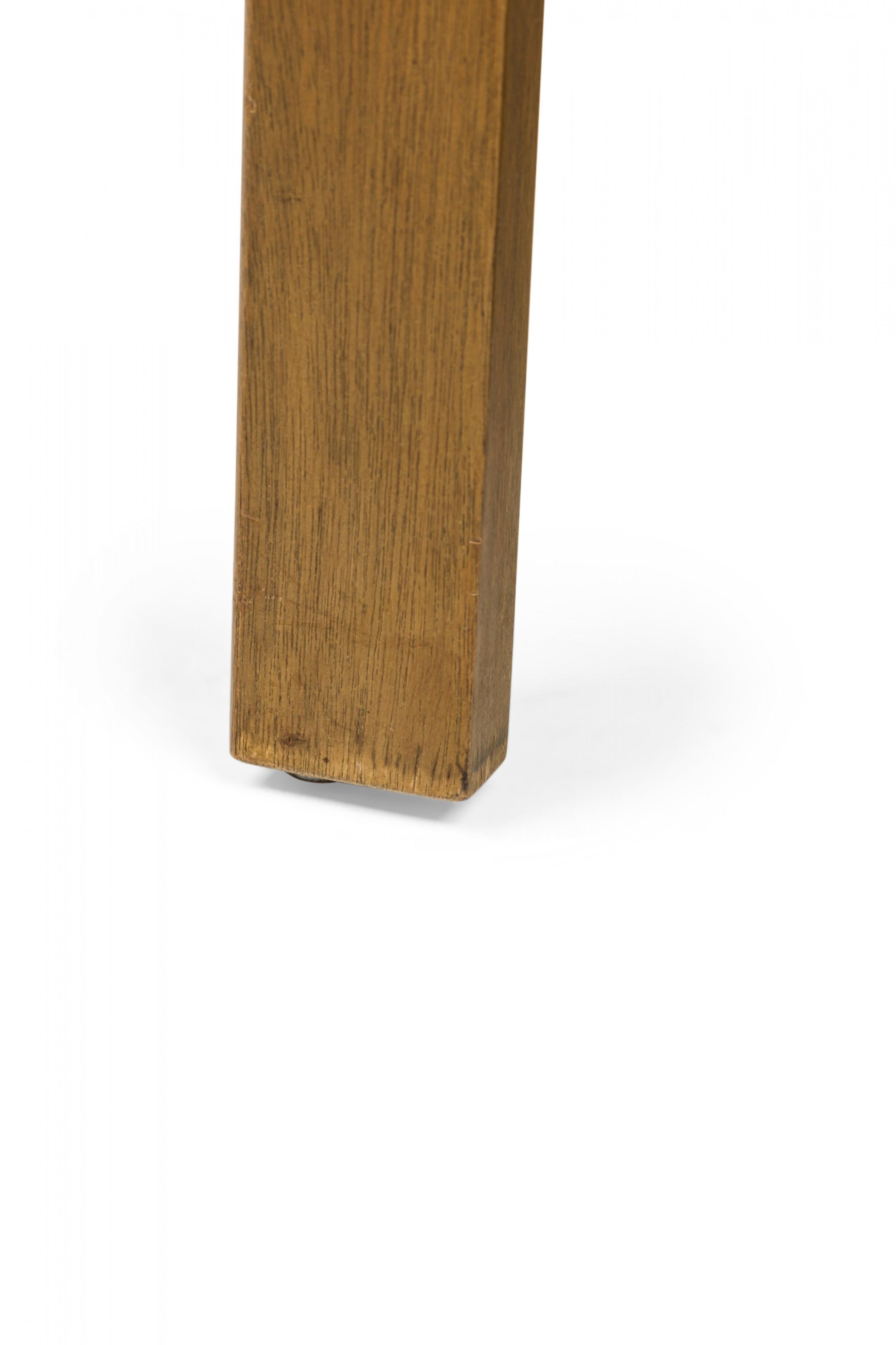 Ein Paar quadratische Holz-Beistelltische von Edward Wormley für Dunbar mit zwei Etagen im Angebot 3