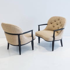 Pair of Edward Wormley Janus Armchairs for Dunbar