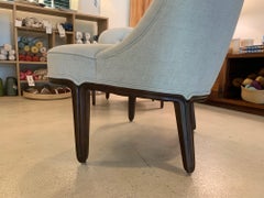 Pair of Edward Wormley "Janus" Slipper Lounge Chairs for Dunbar