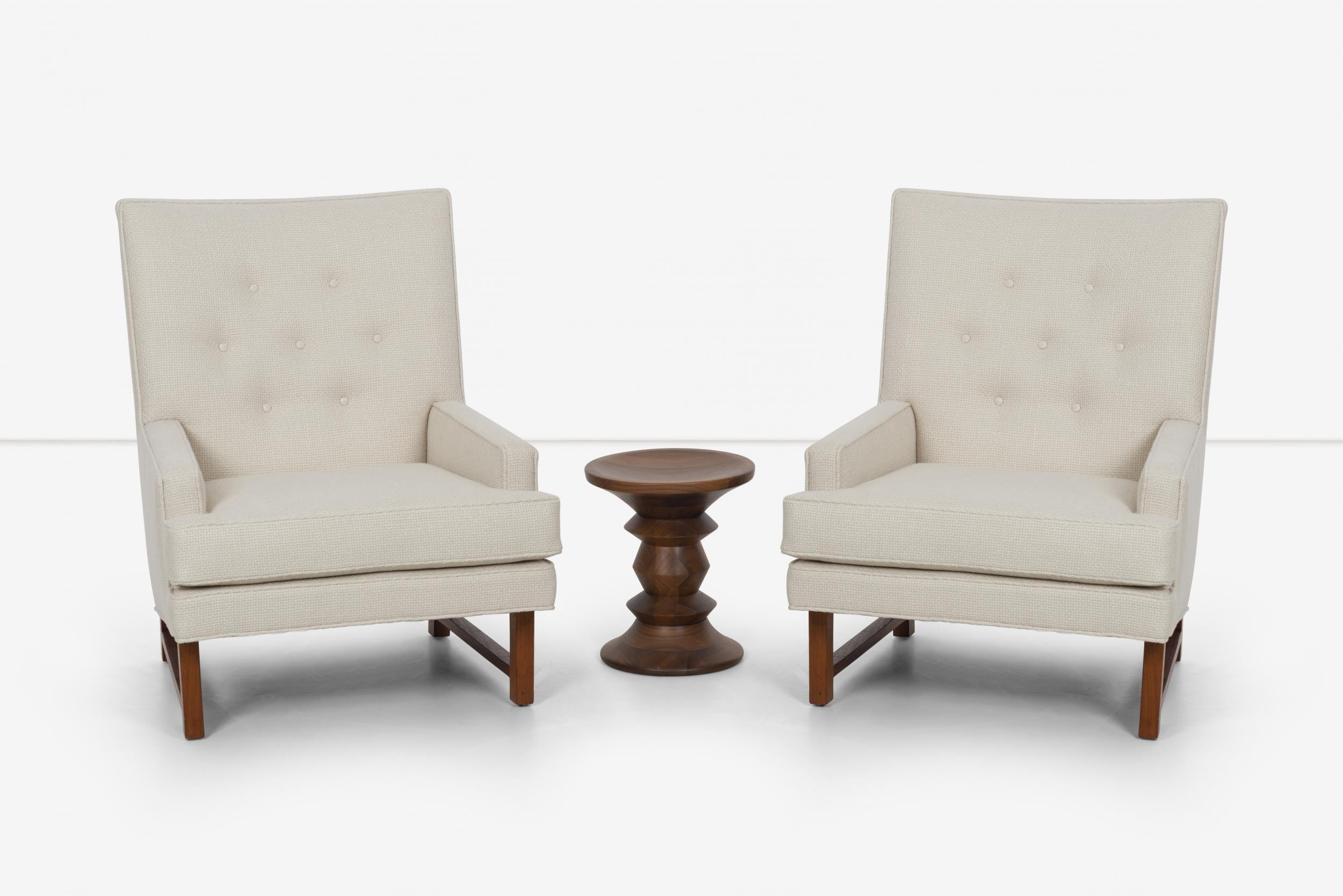 Pair of Edward Wormley Janus Group Lounge Chairs 4