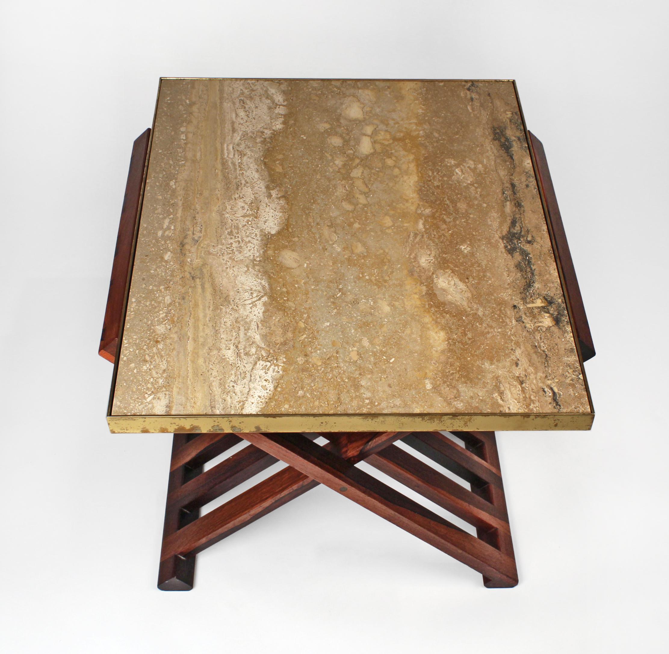 Pair of Edward Wormley Savonarola Occasional Tables for Dunbar Model 5425 5