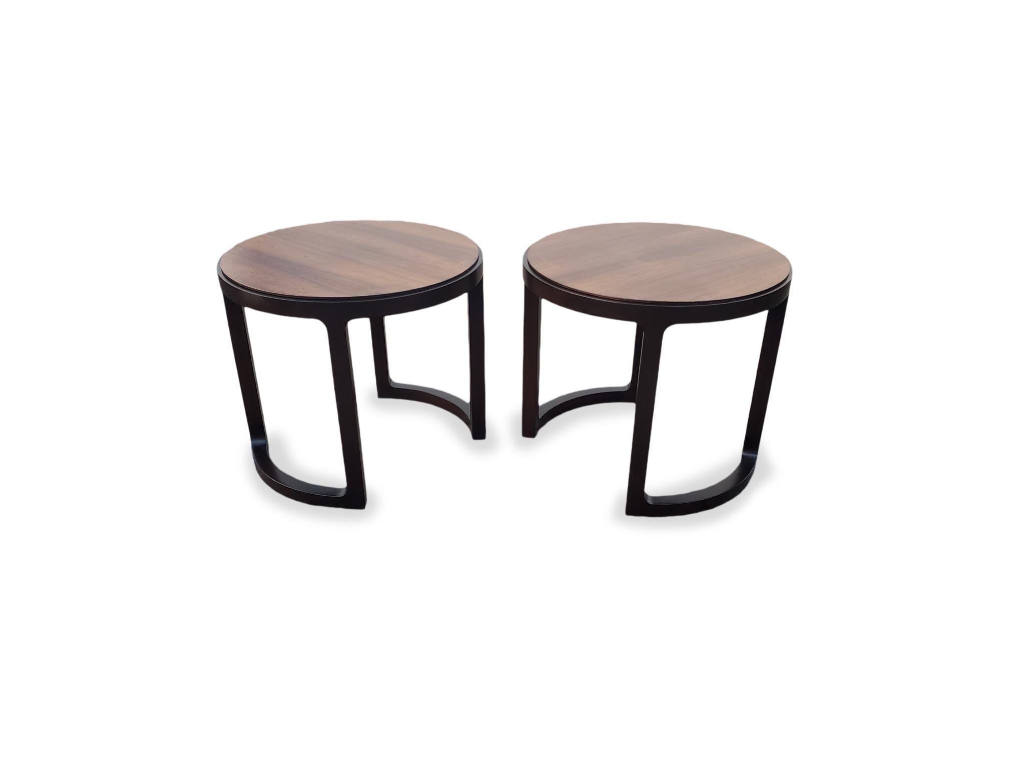 Paire de tables d'appoint Edward Wormley pour Dunbar Bon état - En vente à Middlesex, NJ