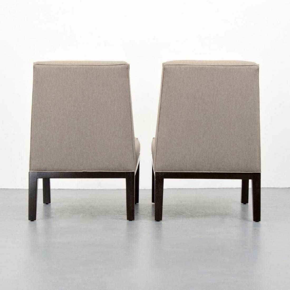 Mid-Century Modern Pair of Edward Wormley Slipper Chairs