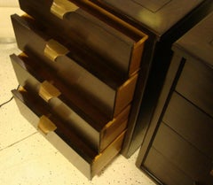 Pair of Edward Wormley Small Scale Chests for Drexel