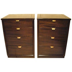 Vintage Pair of Edward Wormley Small Scale Chests for Drexel