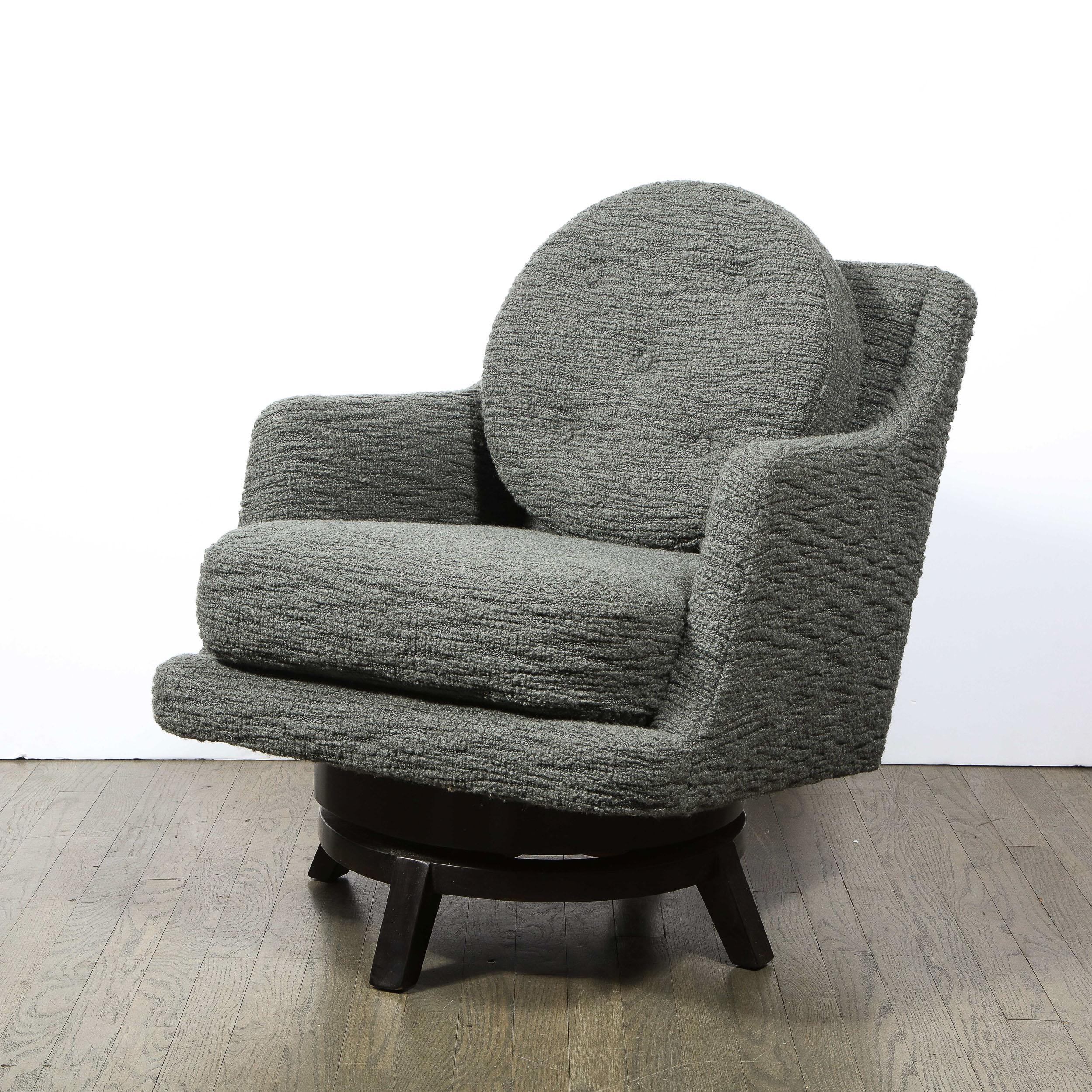 Pair of Edward Wormley Swivel Chairs 'Model #5609' for Dunbar 1