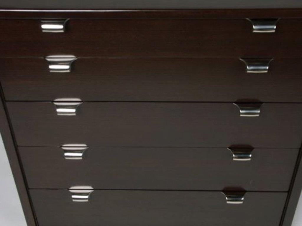 Mid-Century Modern Pair of Edward Wormley Tall Chests from His Precedent Collection for Drexel