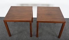 Paar Beistelltische aus Nussbaumholz von Edward Wormley für Dunbar, 1974