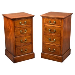 Used Pair of Edwardian Bedside Chests