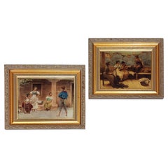 Paire de Crystoleums édouardiens