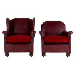 Pair of Edwardian Fireside Chairs