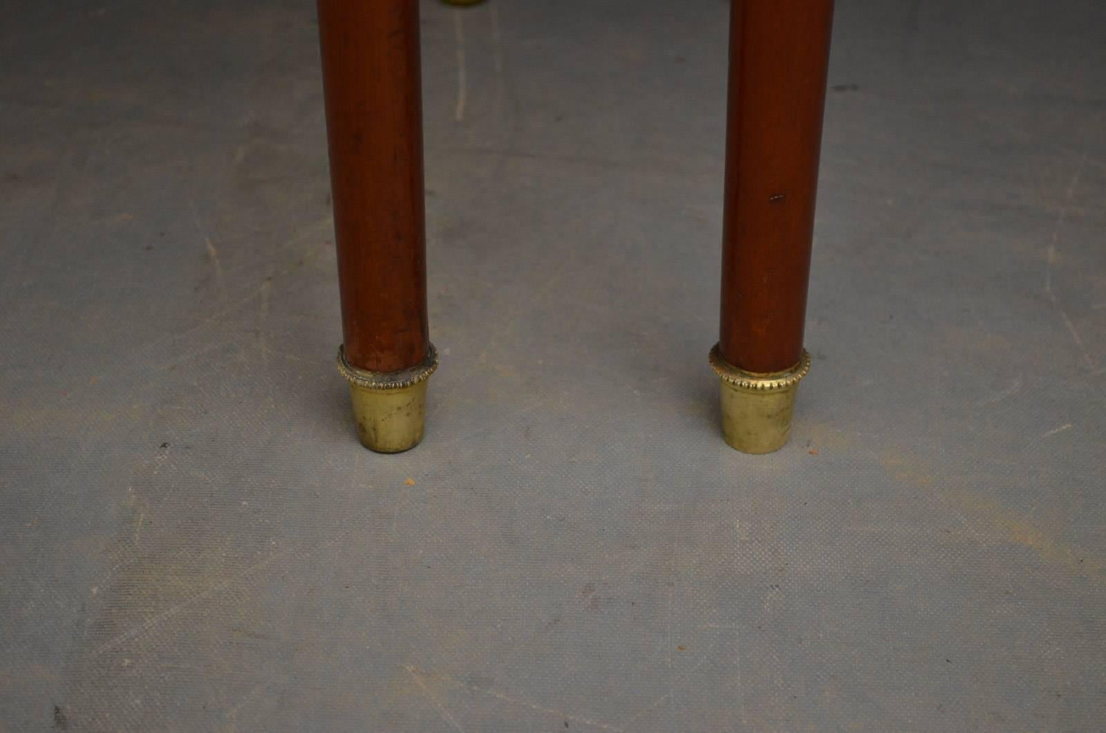 Pair of Edwardian Mahogany Bedside Cabinets 5