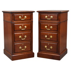 Used Pair of Edwardian Mahogany Bedside Chests