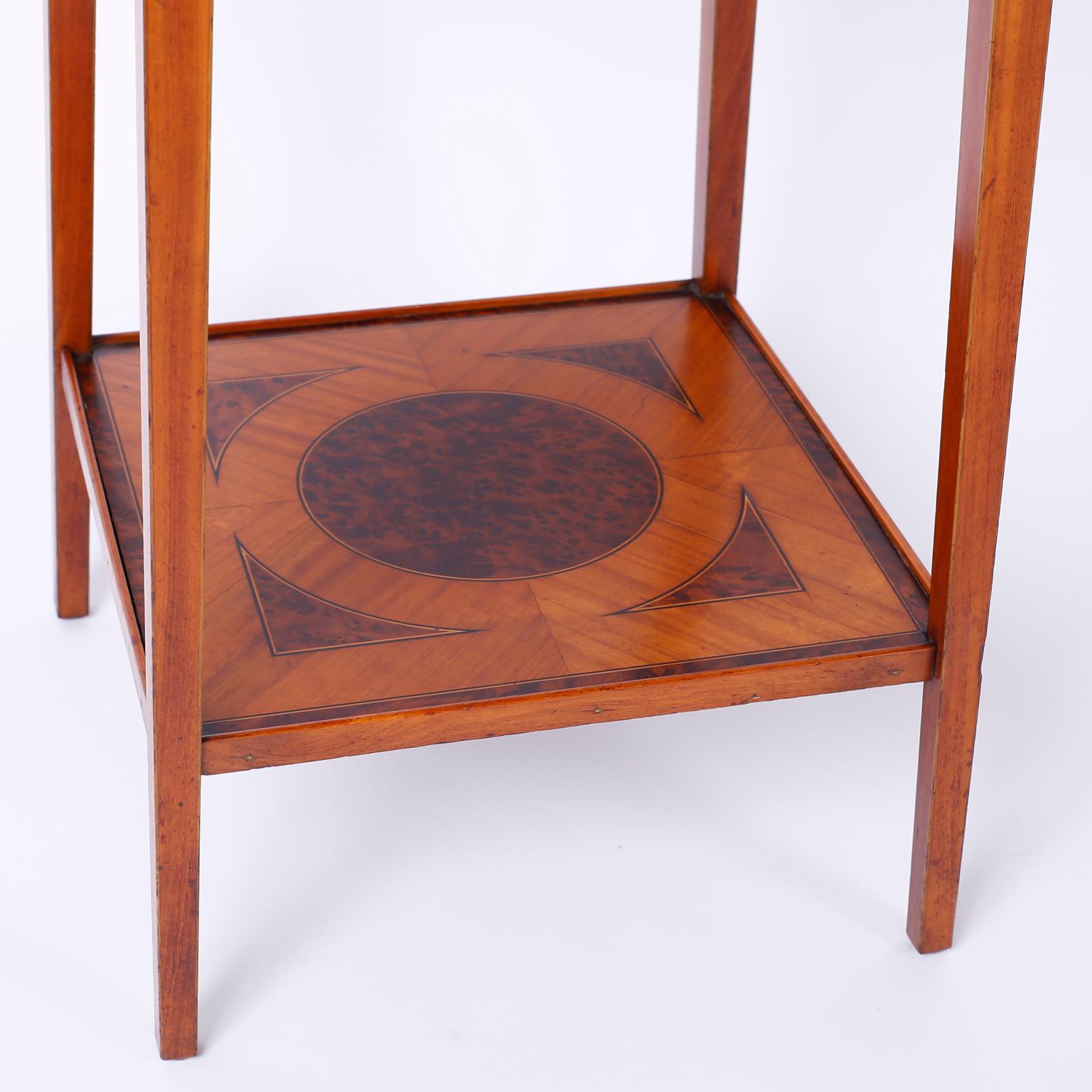 Pair of Edwardian Mahogany Stands 2