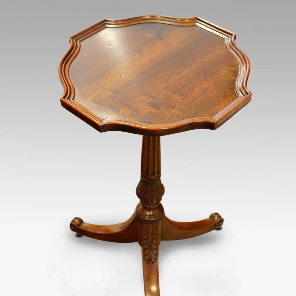 Pair of Edwardian Mahogany Wine Tables 1