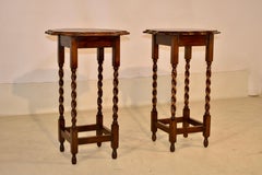 Pair of Edwardian Oak Side Tables, Circa 1900