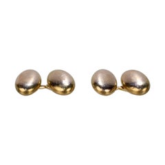 Pair of Edwardian Tiffany & Co. 18 Karat Gold Button-Form Cufflinks
