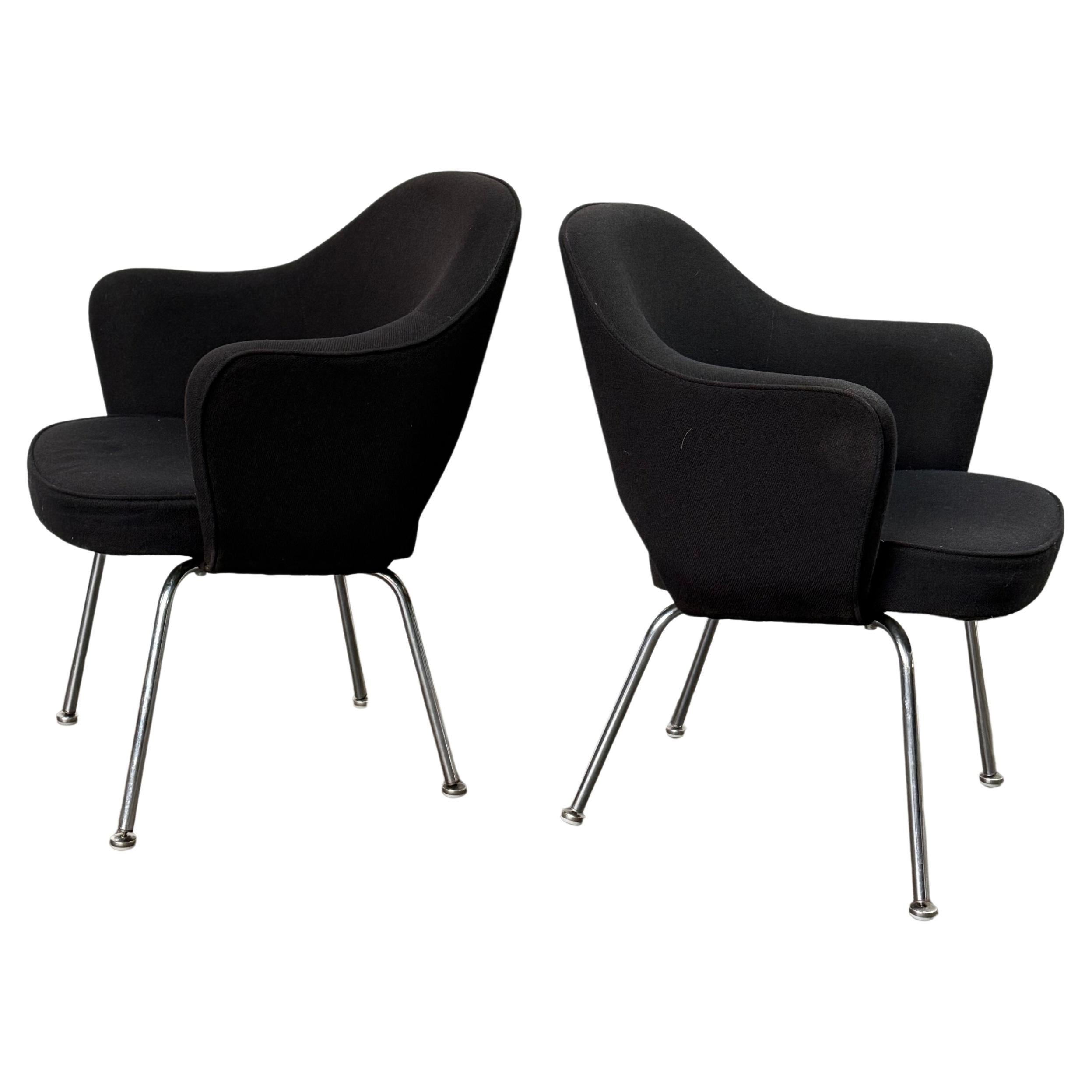 Pair of Eero Saarinen Executive Armchairs for Knoll