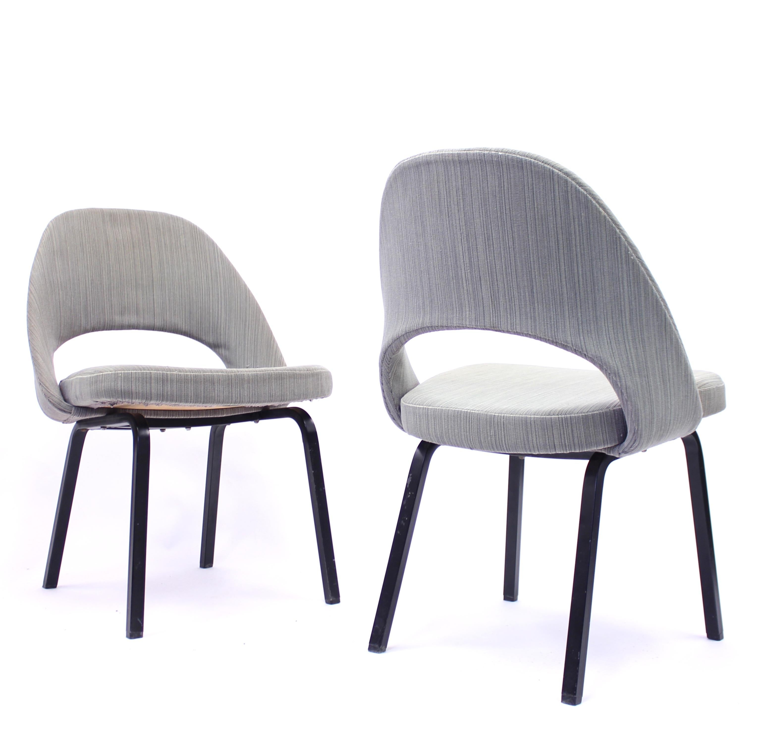 Pair of Eero Saarinen Executive Chairs by Knoll / Nordiska Kompaniet, 1960s 4