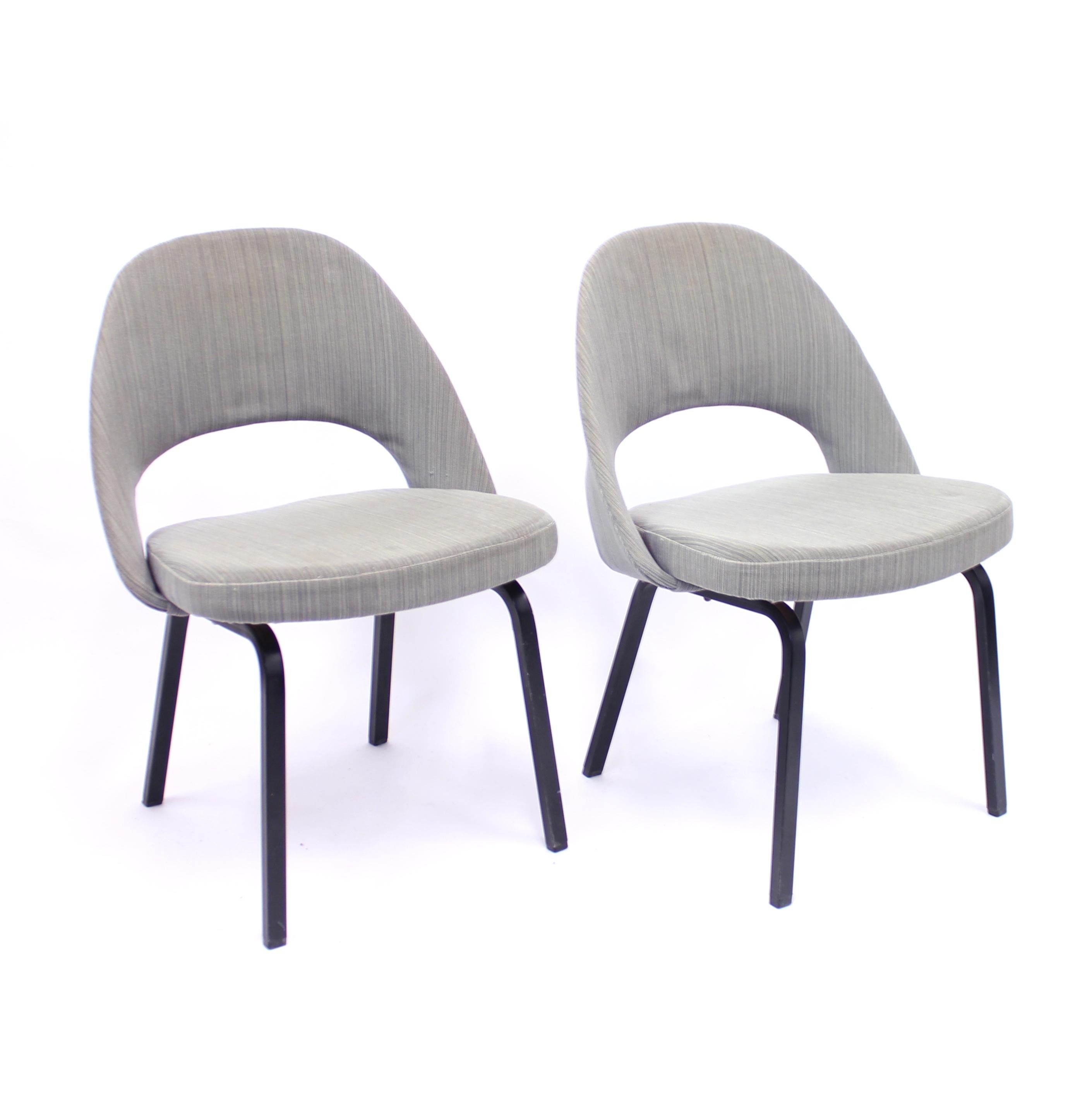 Mid-Century Modern Pair of Eero Saarinen Executive Chairs by Knoll / Nordiska Kompaniet, 1960s