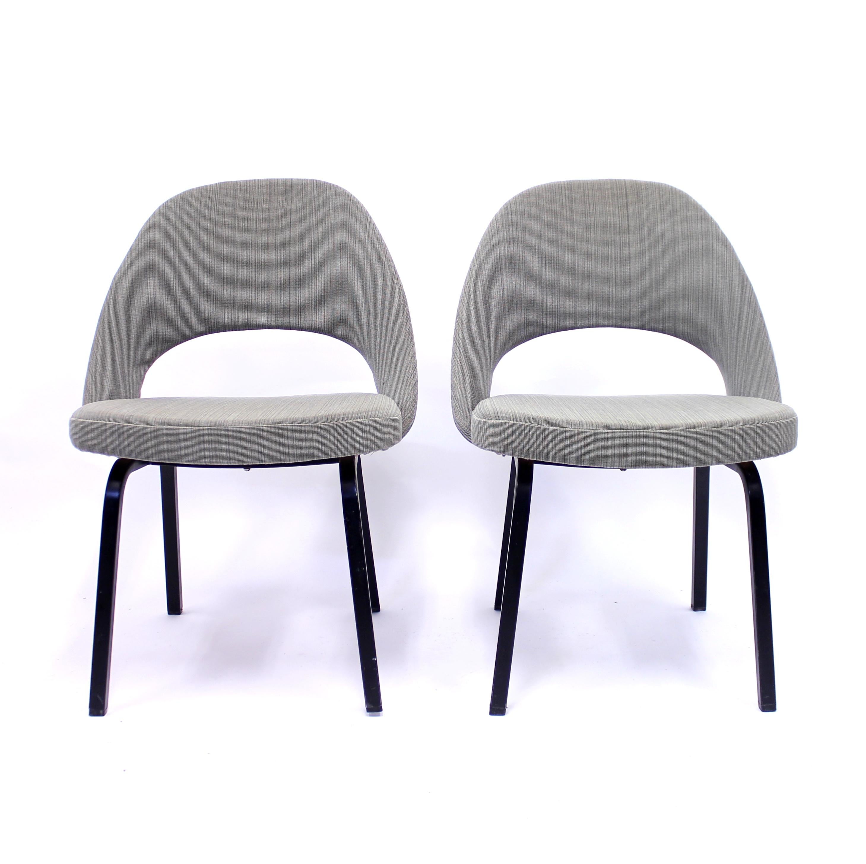 Pair of Eero Saarinen Executive Chairs by Knoll / Nordiska Kompaniet, 1960s In Good Condition In Uppsala, SE