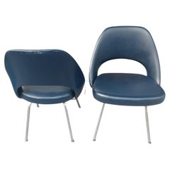 Pair of Eero Saarinen Executive Side Chairs