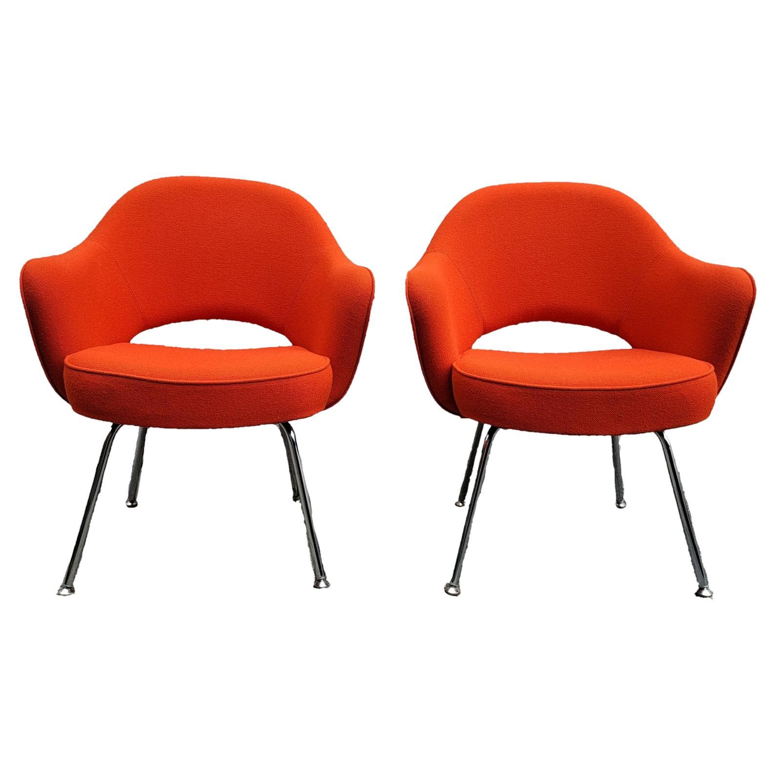 Pair of Eero Saarinen for Knoll Executive Armchairs