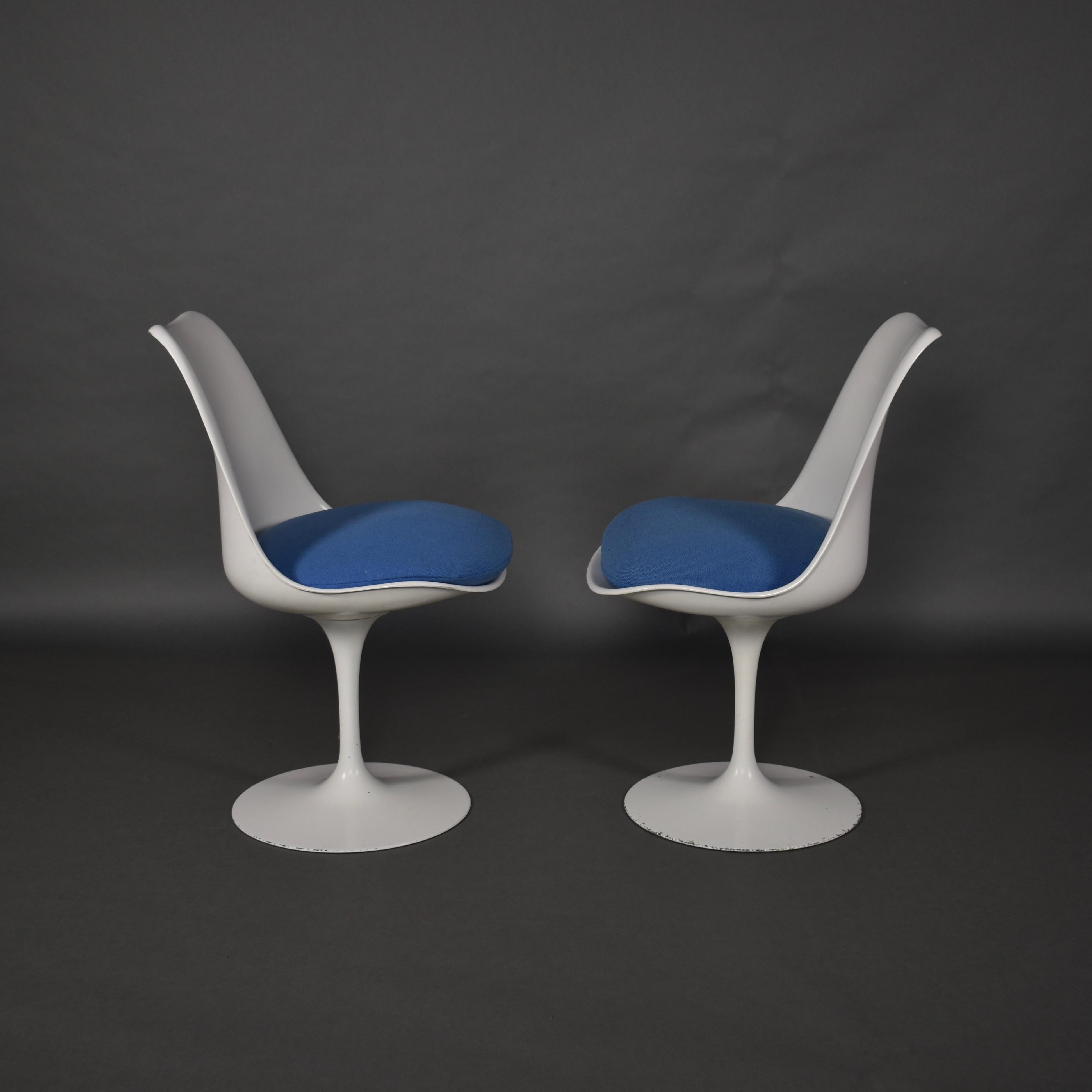American Pair of Eero Saarinen for Knoll Tulip Chairs, circa 1960