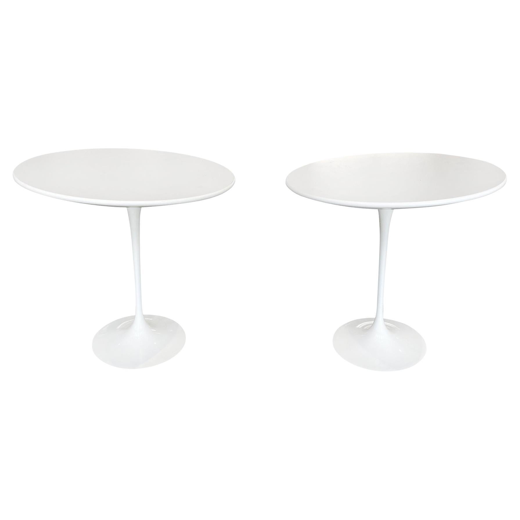 Pair of Eero Saarinen Tulip Side Tables for Knoll